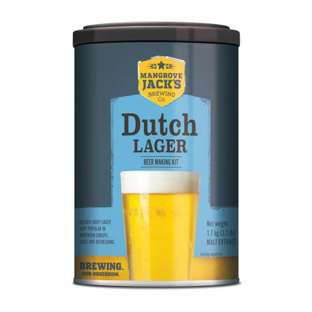 CLEAANCE  Mangrove Jack's International Dutch Lager Beerkit 1.7kg Dated 5/2023