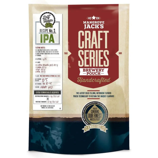 CLEARANCE Mangrove Jack's Craft Series IPA with dry hops - 2.5kg DATED8/2023