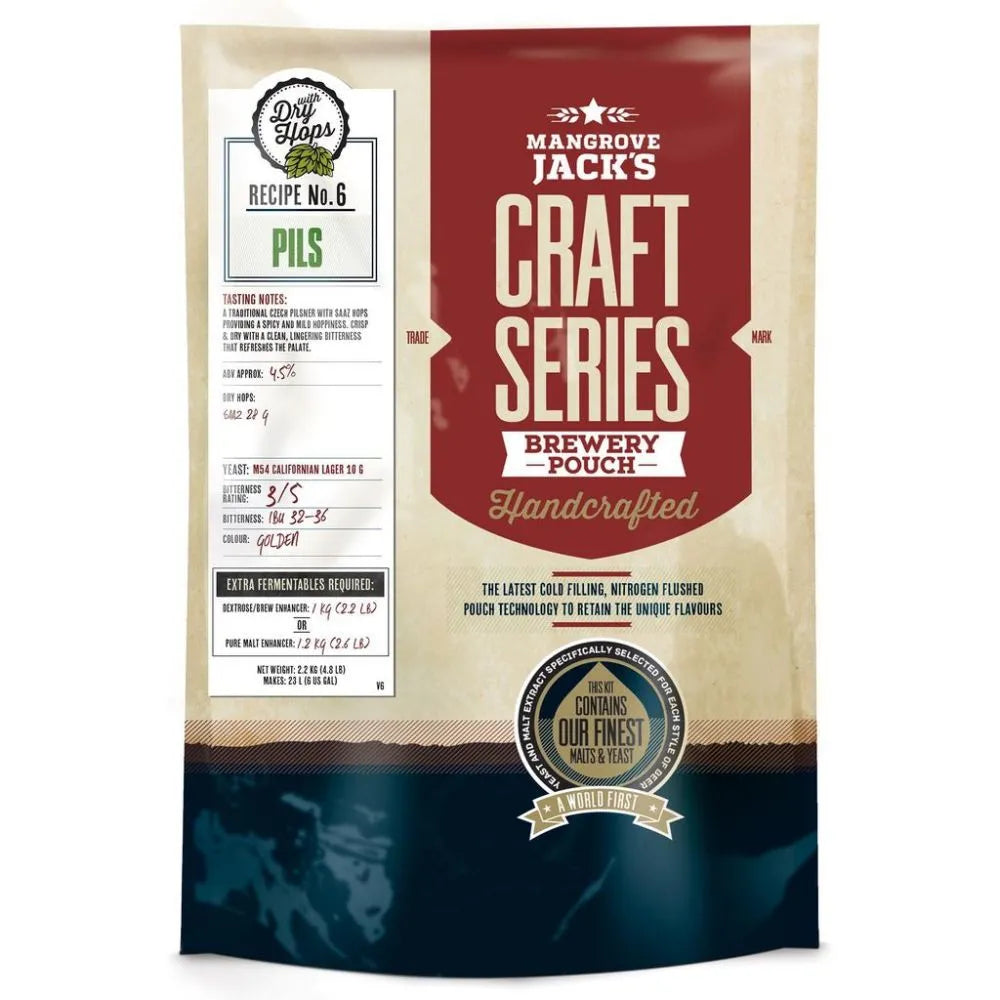 Mangrove Jack's Craft Series Pils with dry hops - 2.5kg