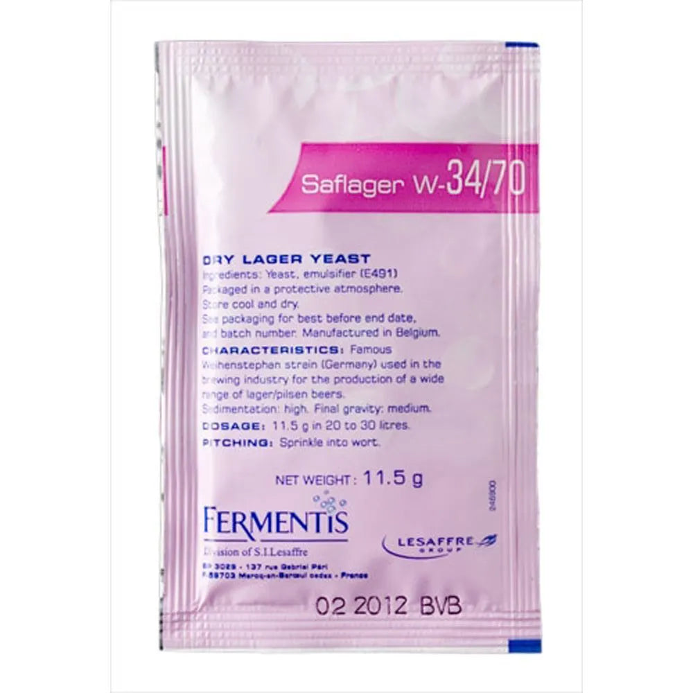 Saflager W34-70 Yeast (11.5g)
