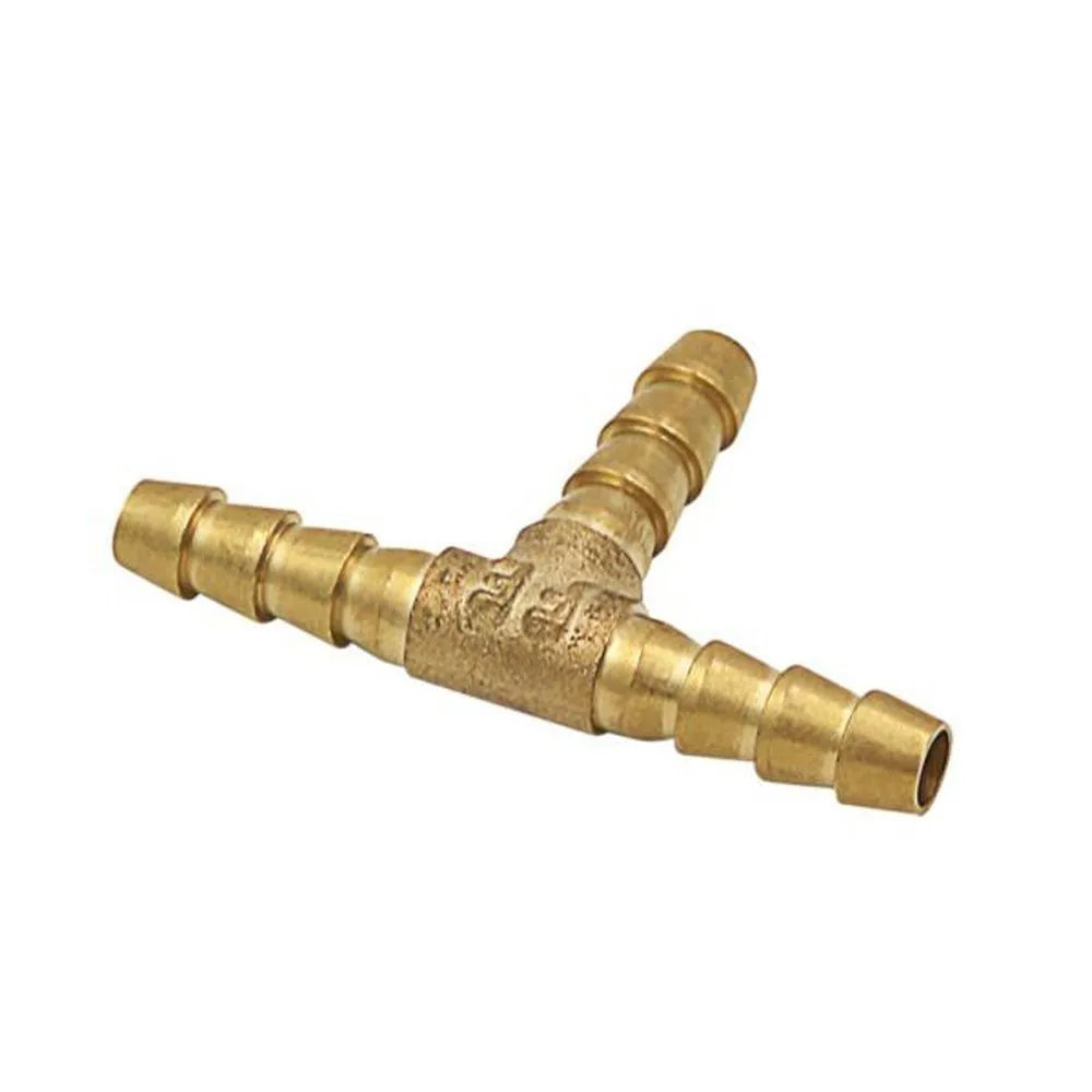 Chrome plated brass T Piece 6 mm