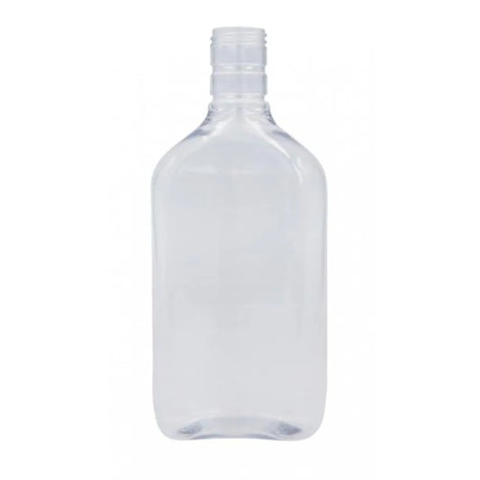 PET Spirit Flask & White Cap (500 ml)