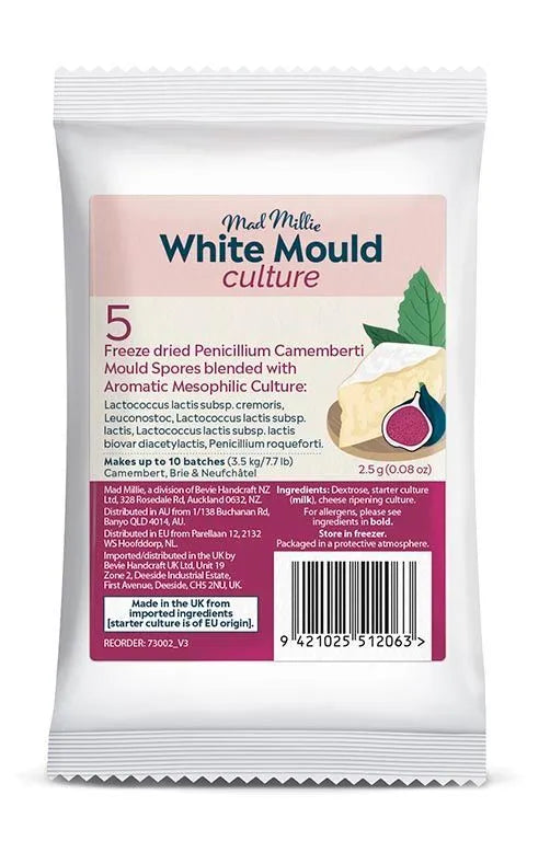 Mad Millie White Mould Culture Blend Sachets x 5