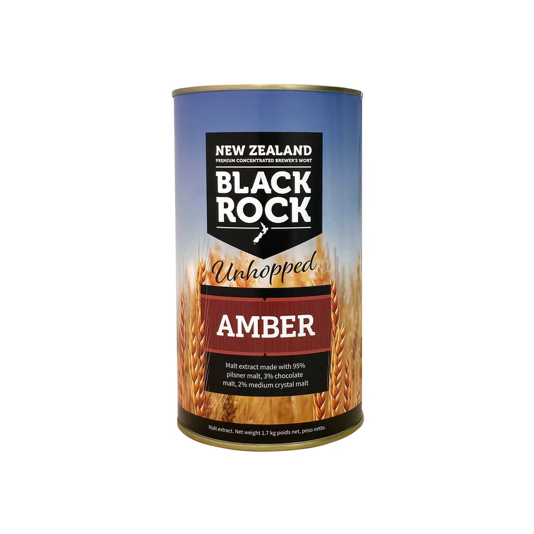 Black Rock Unhopped Amber Malt 1.7kg
