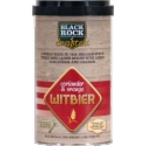CLEARANCE Black Rock Crafted Witbier 1.7kg  Dated 9/2023
