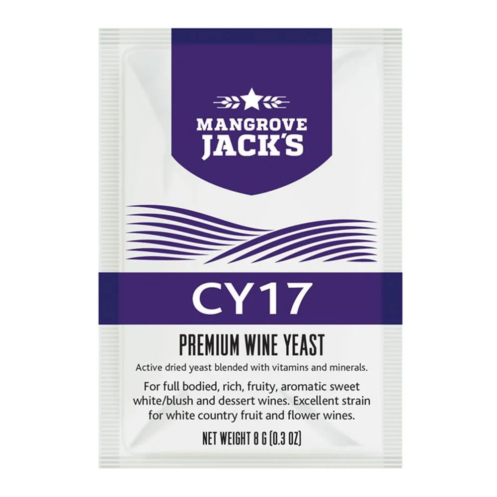 Mangrove Jack's Wine Yeast - CY17 8g