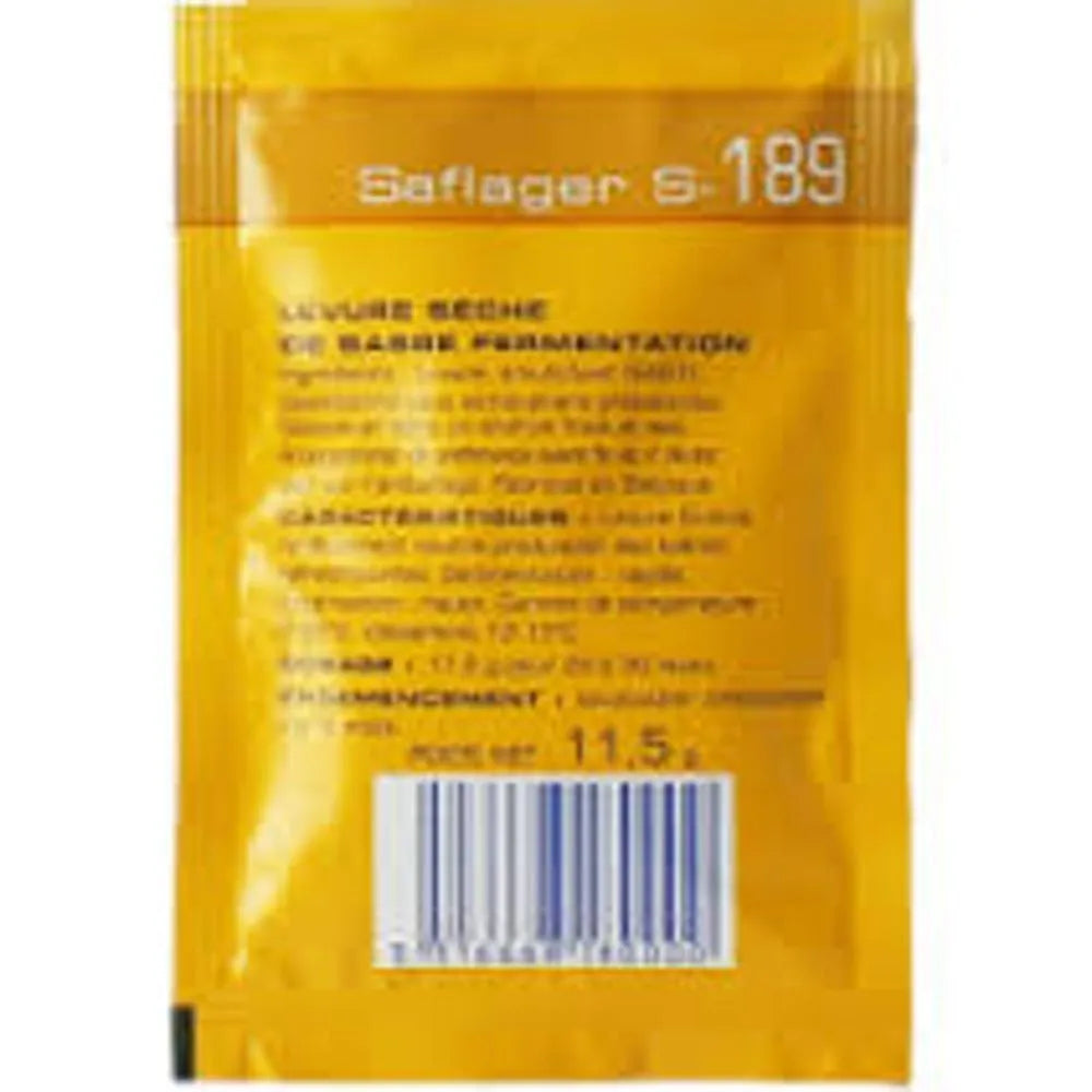 Saflager S-189 Yeast (11.5g)