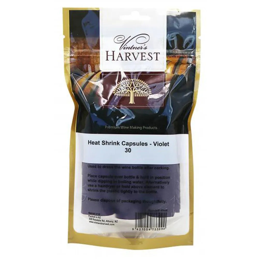 Vintner's Harvest Heat Shrink Capsules - Violet x30