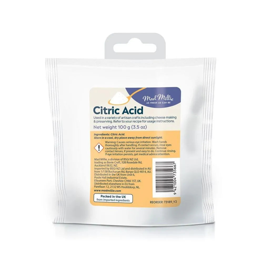 Mad Millie Citric Acid 100g