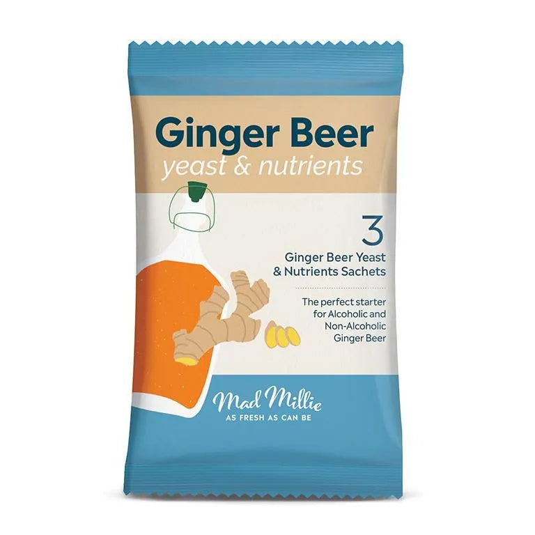 Mad Millie Ginger Beer Yeast - 3 pack